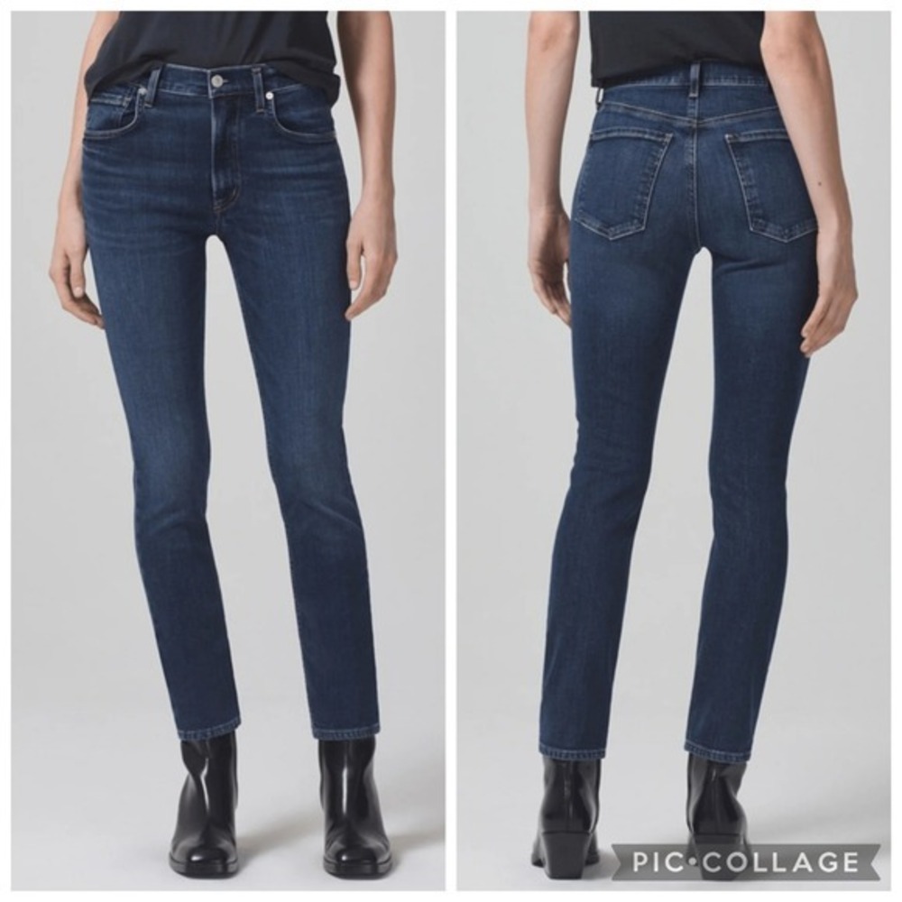 CITIZENS OF HUMANITY Sloane Baltic Wash Mid‎ Rise Skinny Jeans Size 27